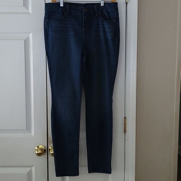 Relativity  denim skinny jeans  Sz 12 - Picture 1 of 5